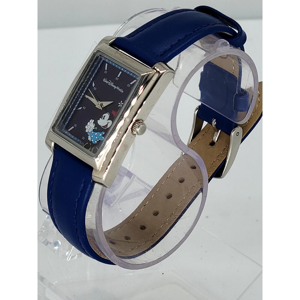 Vintage Disney Minnie Mouse Rectangular Wristwatc… - image 6